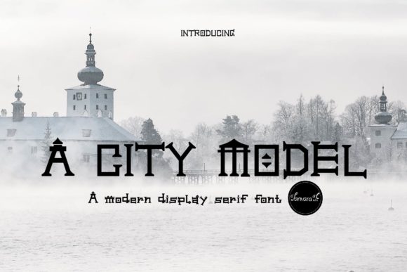 A City Model: A Unique Display Font That Transforms Creative Projects