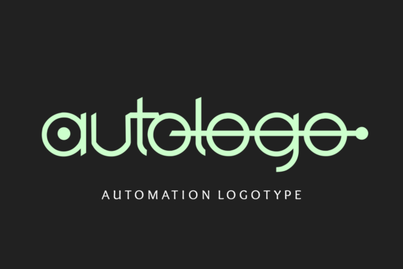 Autologo: A Unique Display Font for Creative Projects