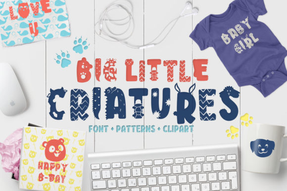 Big Little Creatures Font for Creative Projects