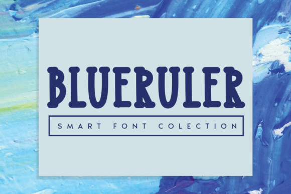 Blueruler: A Chunky, Friendly Font That Works Everywhere