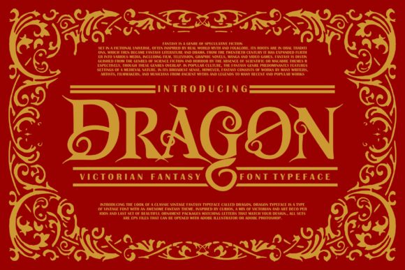 Dragon: A Unique Display Font for Creative Expression