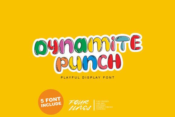 Dynamite Punch: A Playful Font for Creative Expression