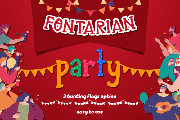 Fontarian Party: A Festive Display Font for Creative and Professional Projects