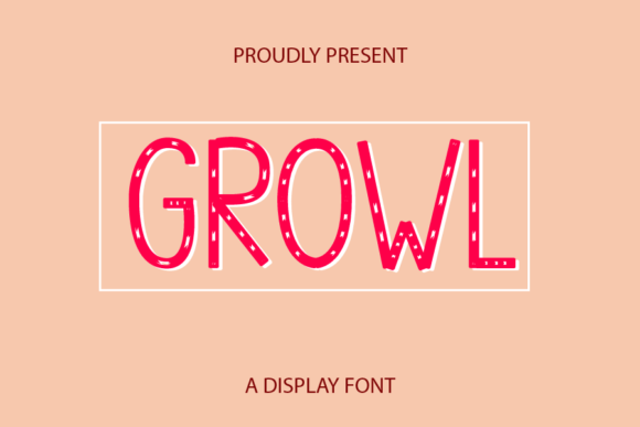 Growl Font: A Sweet and Friendly Design Tool