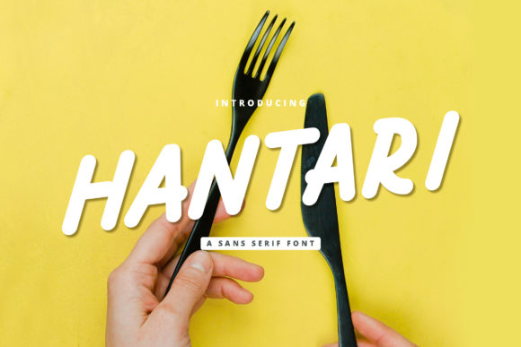 Hantari: The Bold Display Font That Elevates Creativity