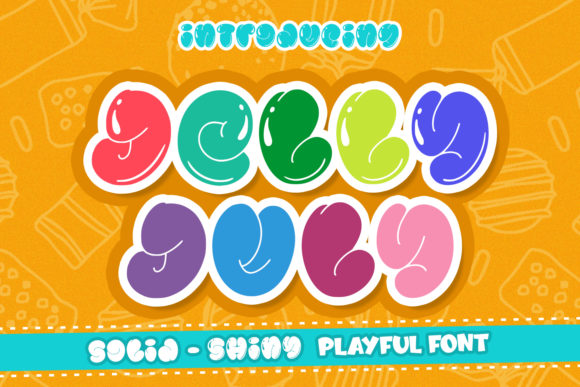 Jelly July: A Unique Display Font for Creative Expression