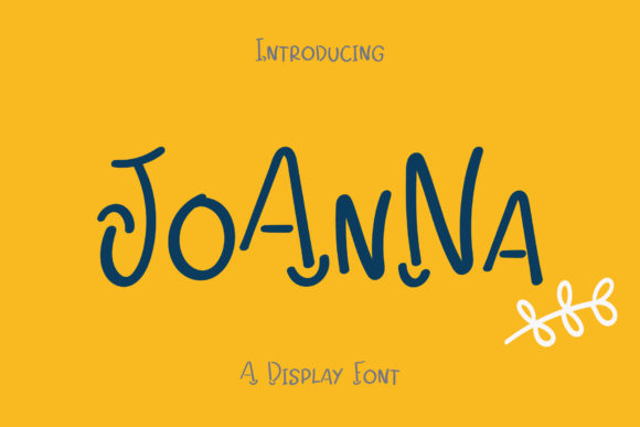 Joanna: A Quirky Display Font for Creative Projects