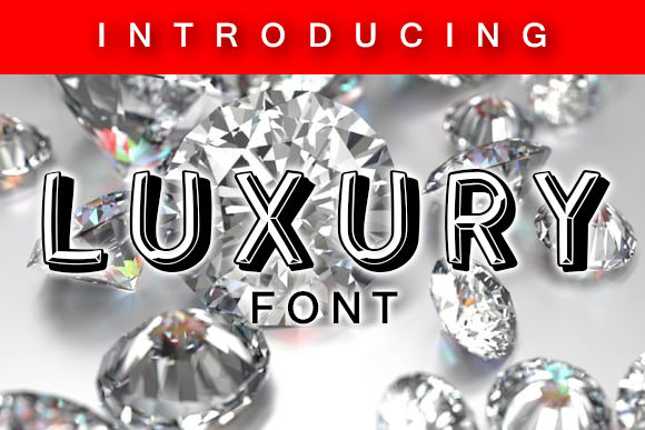 Luxury: A Bold Display Font for Creative Expression