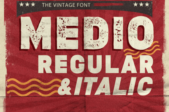 Medio: A Bold Display Font That Speaks Volumes