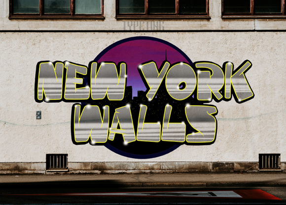 New York Walls Font for Bold Design