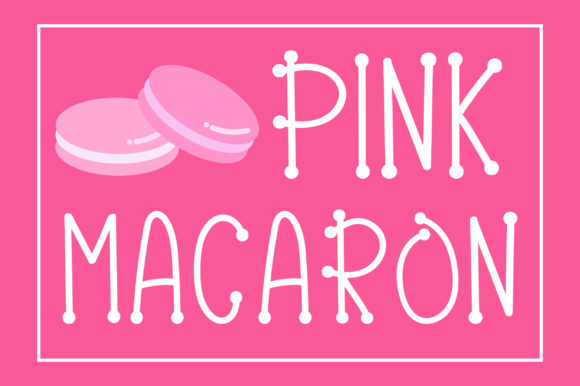 Pink Macaron: A Playful Font for Creative Expression