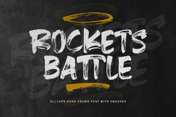 Rockets Battle: A Bold and Authentic Display Font for Creative Impact
