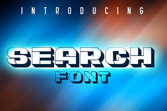 Search Font: A Bold Display Choice for Creative Projects