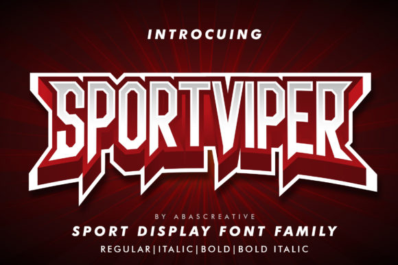 Sport Viper: The Bold Display Font That Elevates Your Designs
