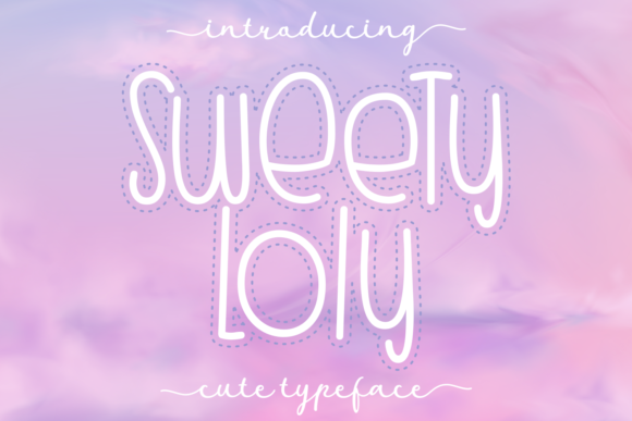 Sweety Loly: A Joyful Display Font for Creative Expression