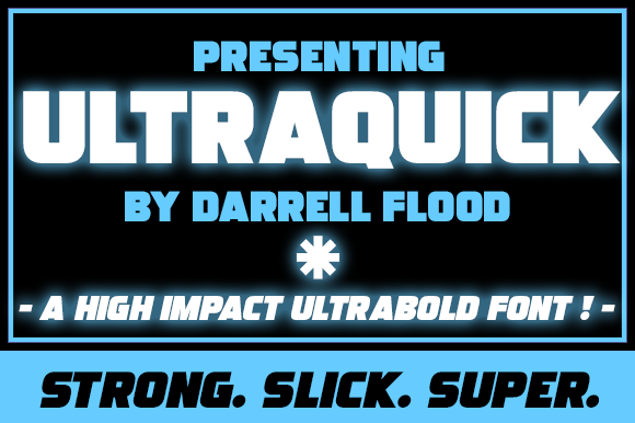 Ultraquick: A Bold Display Font for Impactful Design