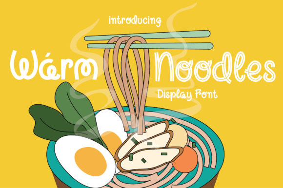 Warm Noodles: A Playful Font That Elevates Design Projects